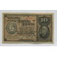 ARGENTINA COL. 025a BILLETE DE $ 0,10 FRACCIONARIO AÑO 1891